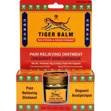Tiger Balm Brand Red Pain-Relieving Ointment Strong