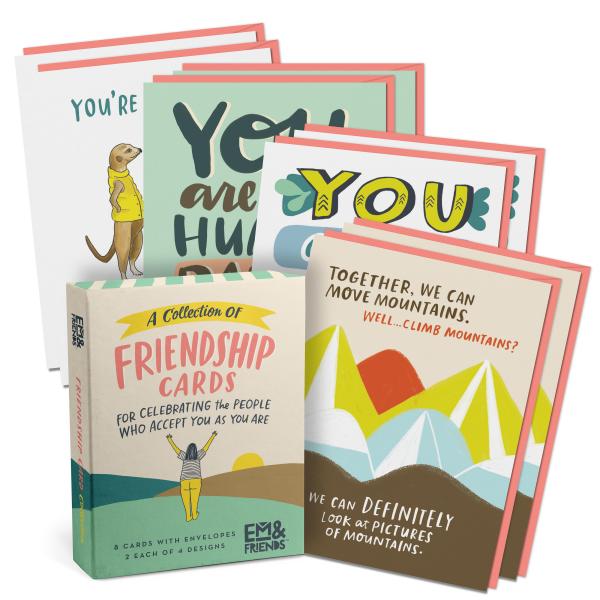 Friendship and Encouragement Cards Box of 8