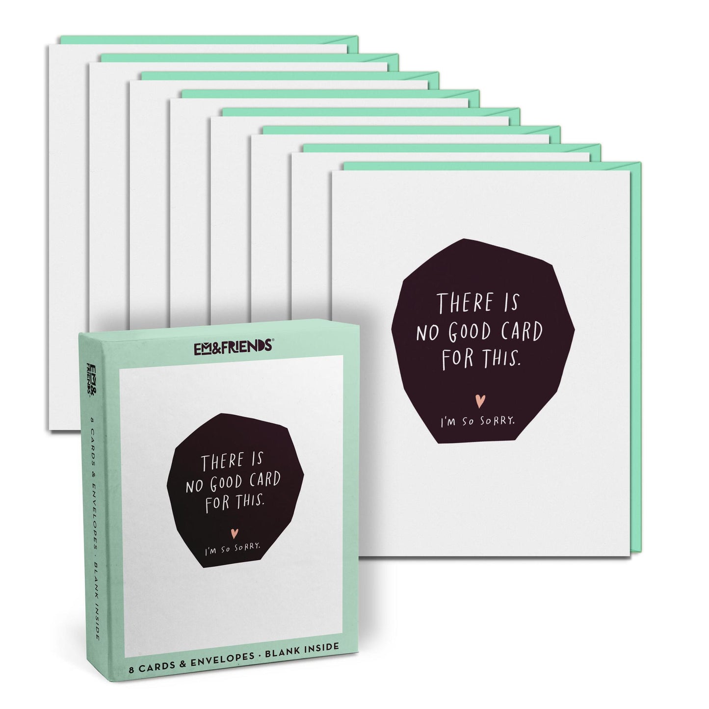 No Good Card For This Cards Box of 8