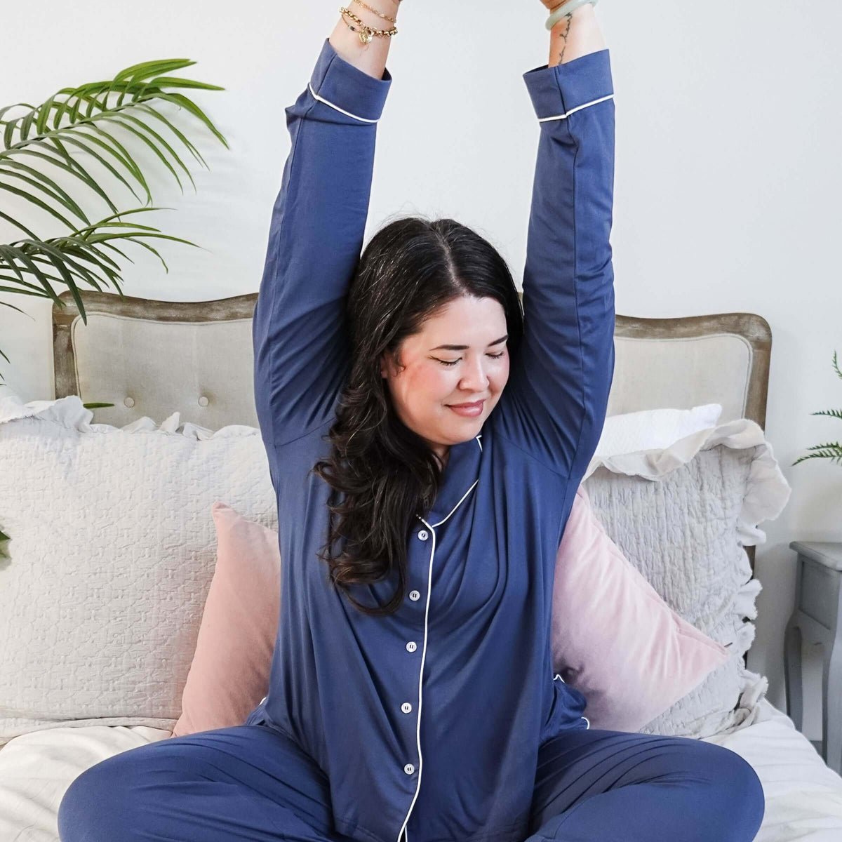 Georgia Rylan Bamboo PJ Button Up