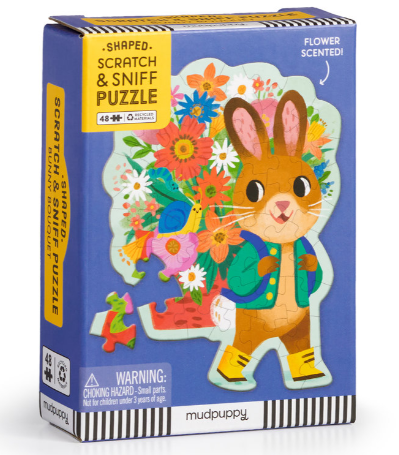 Scratch & Sniff Shaped Mini Puzzles