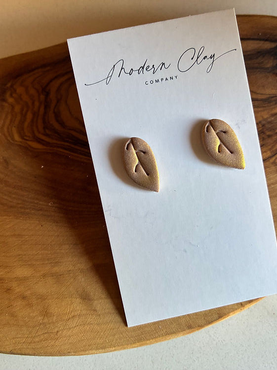 Modern Clay Company Autumn Leaf Earrings