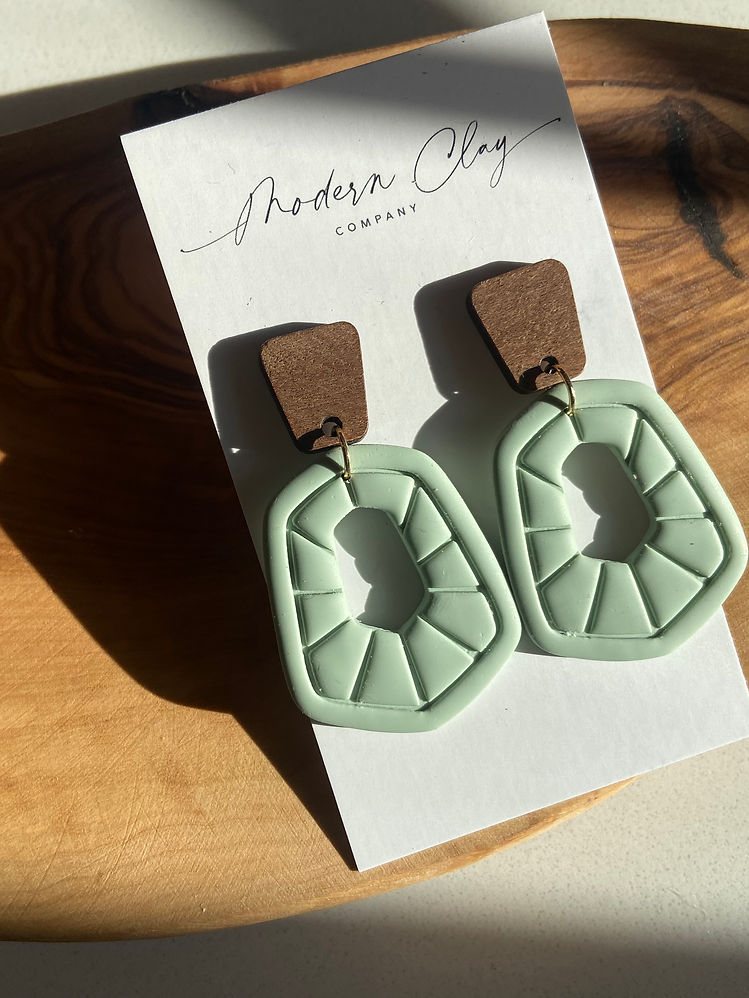 Modern Clay Company Pale September Earrings