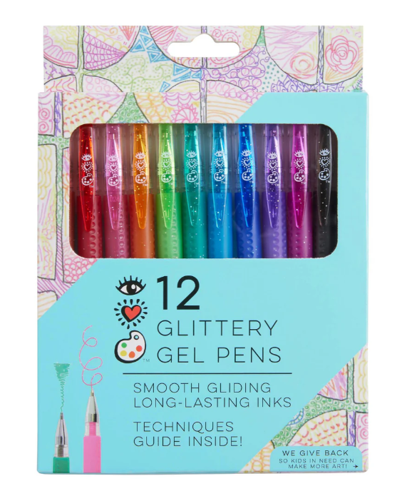 iHeartArt Glittery Gel Pens 12 Pack