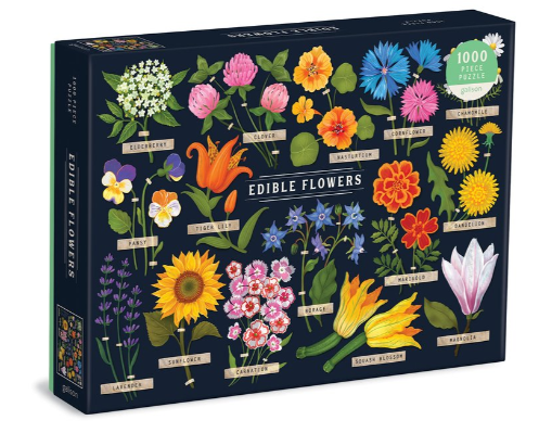 Edible Flowers 1000 Piece Puzzle
