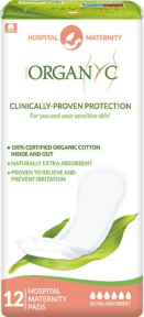 Organyc Hospital Post-Partum-Maternity Pads