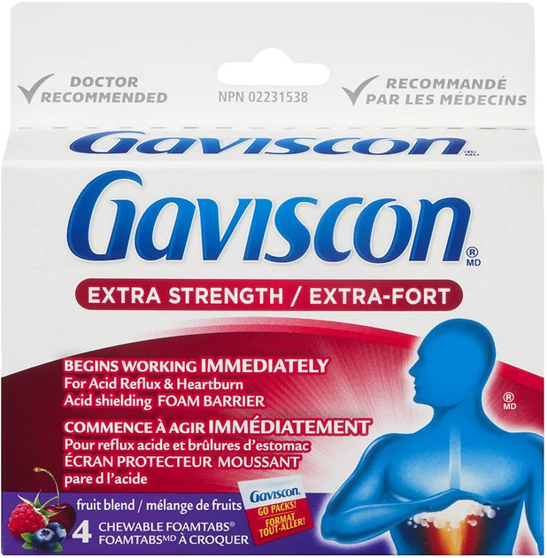 Gaviscon Extra Strength Fruit Blend Chewable
