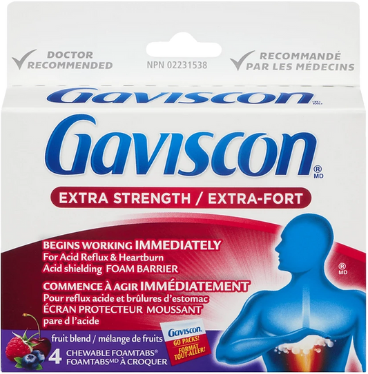 Gaviscon Extra Strength Fruit Blend Chewable