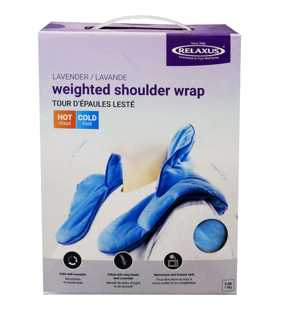 Lavender Weighted Shoulder Wrap