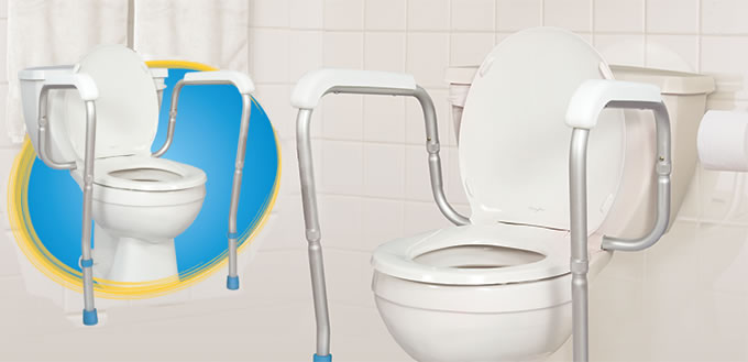 Aquasense Toilet Safety Rails