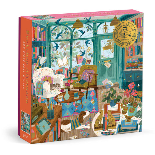 Bookshop Afternoon 500 Piece Jigsaw Puzzle