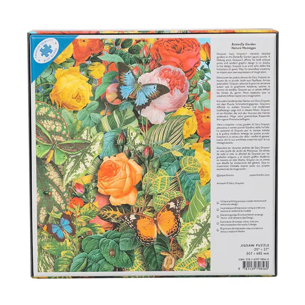 Nature Montages Butterfly Garden Jigsaw Puzzle