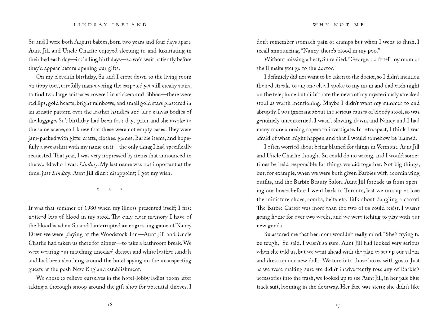 Why Not Me: Living with Invisible Illness by Lindsay Ireland