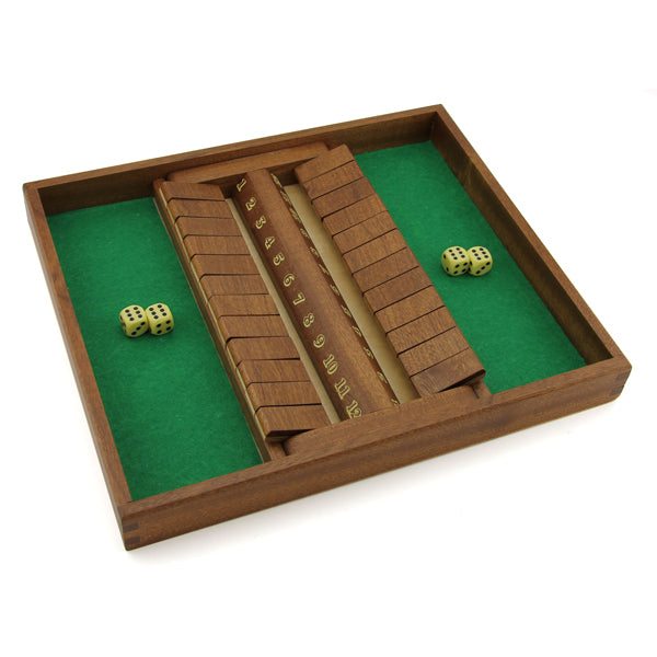 Mind Matters Wooden Shut the Box Game