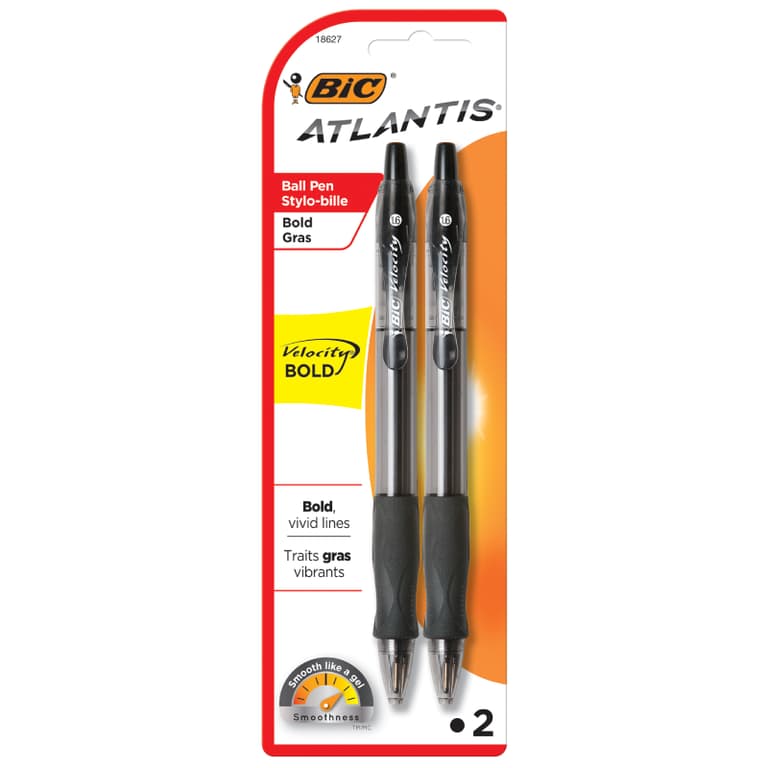 BIC Atlantis Velocity Bold Point Black
