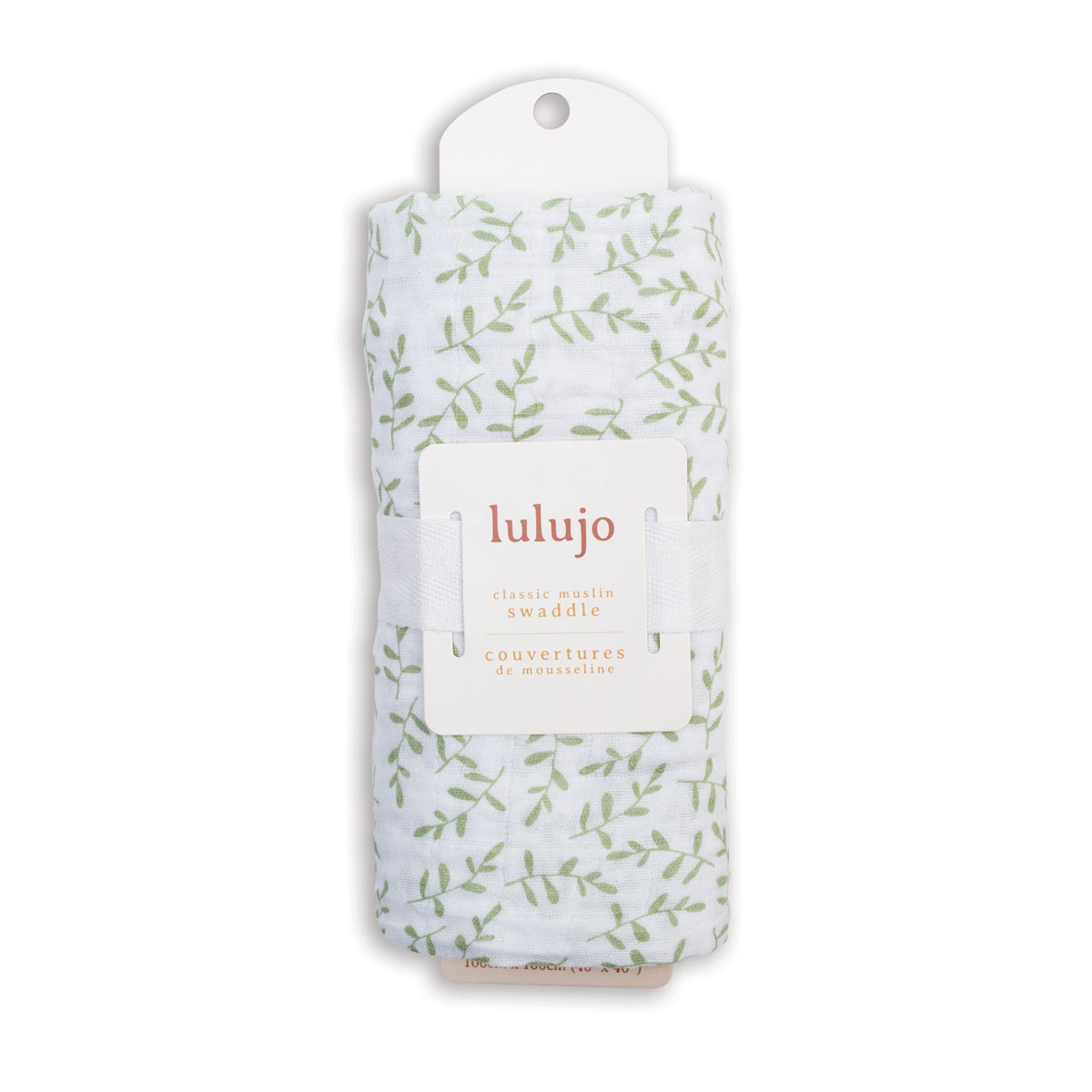 Lulujo Cotton Muslin Swaddle Blanket - 40x40