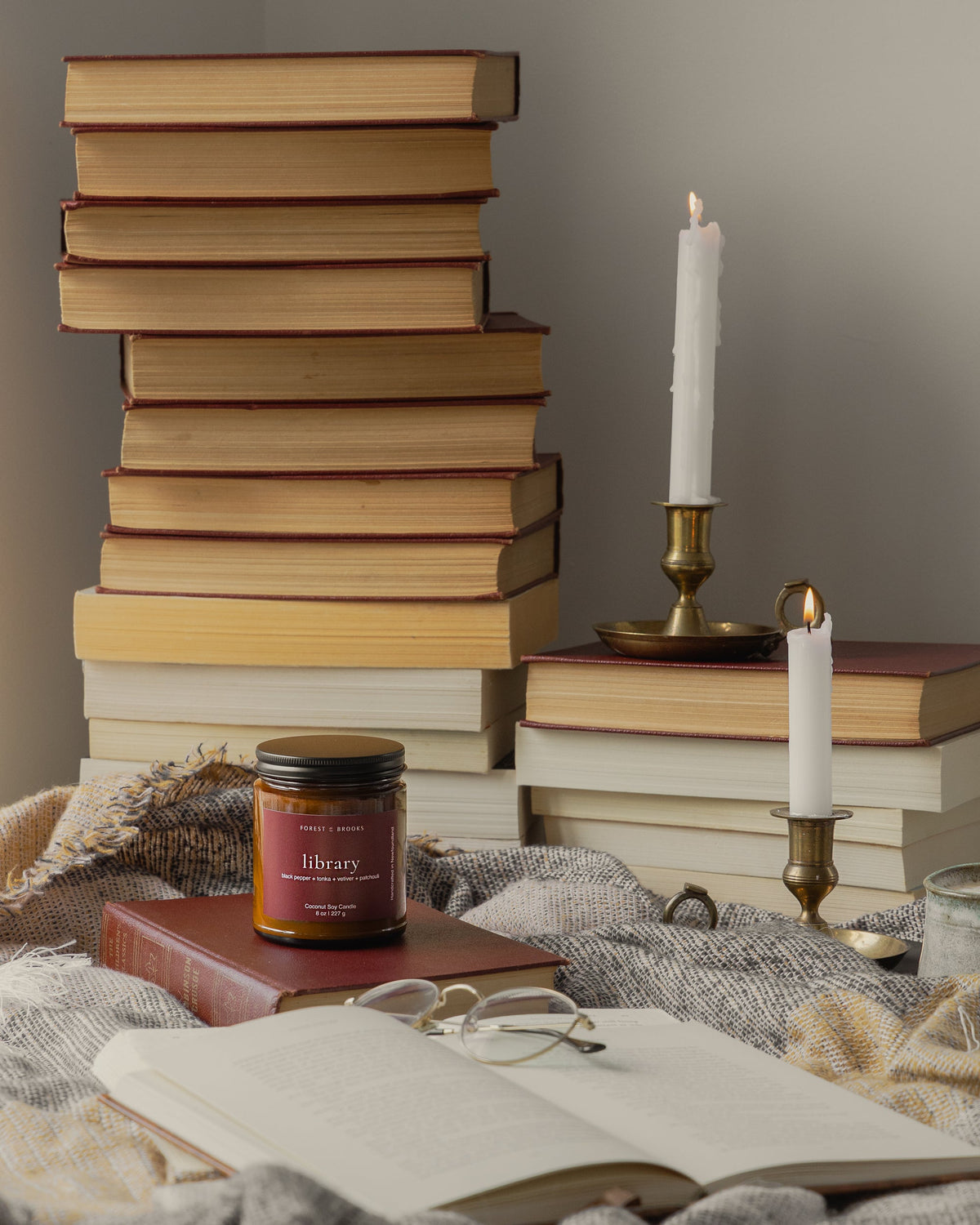 Forest & Brooks Wooden Wick Soy Candles
