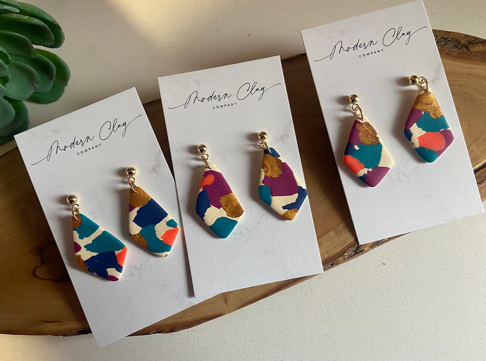 Modern Clay Company OG Celebration Earrings