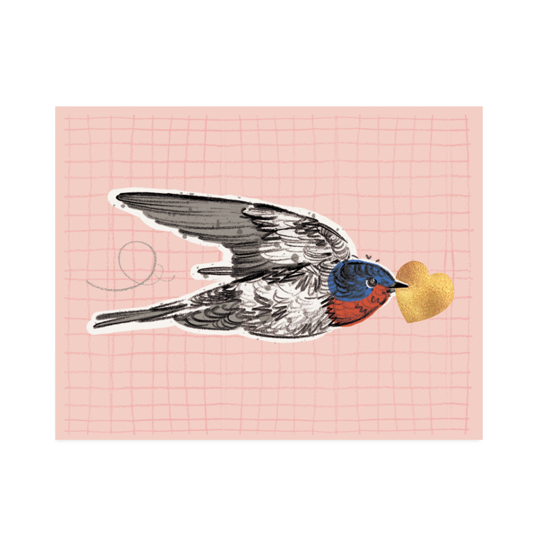 Halfpenny Postage Thinking of You Greeting Cards