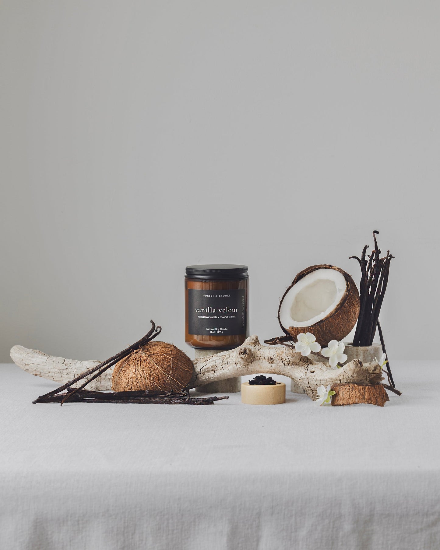 Forest & Brooks Wooden Wick Soy Candles