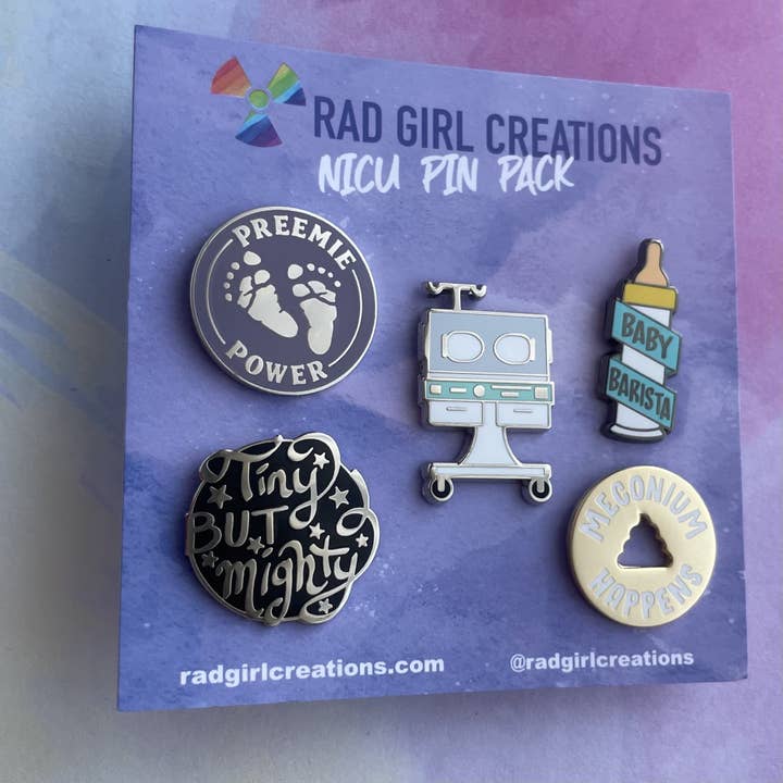 Rad Girl Enamel Pins