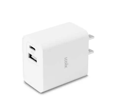 White USB charger with XIAOMI branding on a white background
