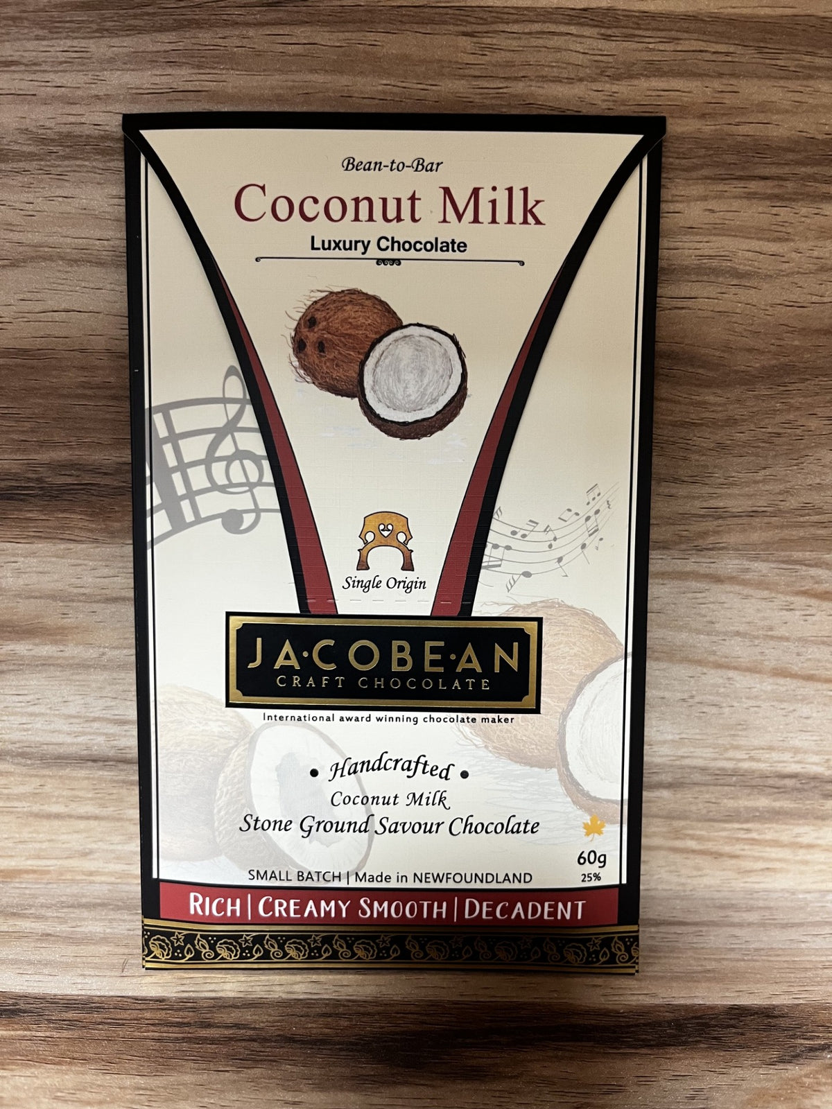 Jacobean Craft Chocolate 60g Bar