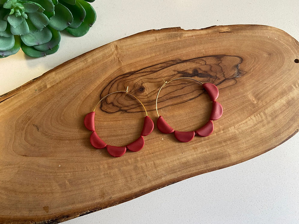 Modern Clay Company Everywhere Hoop Earrings