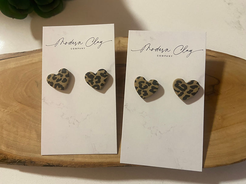 Modern Clay Company Bad Romance Stud Earrings