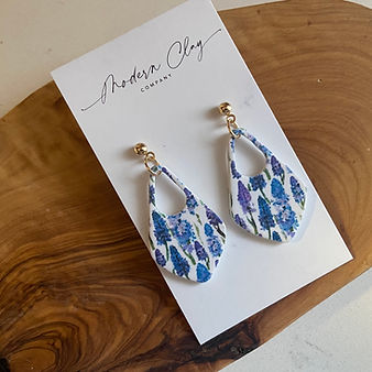 Modern Clay Company Lupin Earrings