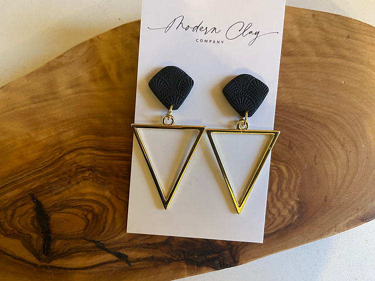 Modern Clay Company Actually Romantic Earrings