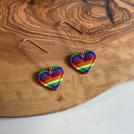 Modern Clay Company Pride Earrings