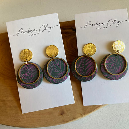 Modern Clay Company Dance the Night Earrings