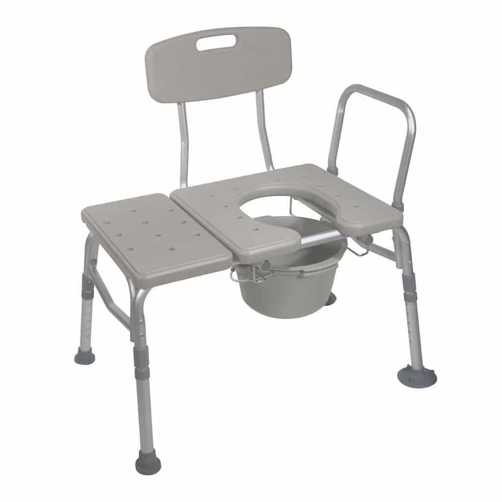 Drive Combination Transfer Bench with Commode