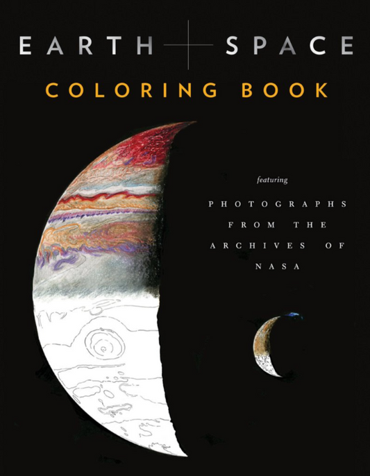 Earth and Space Adult Colouring Book