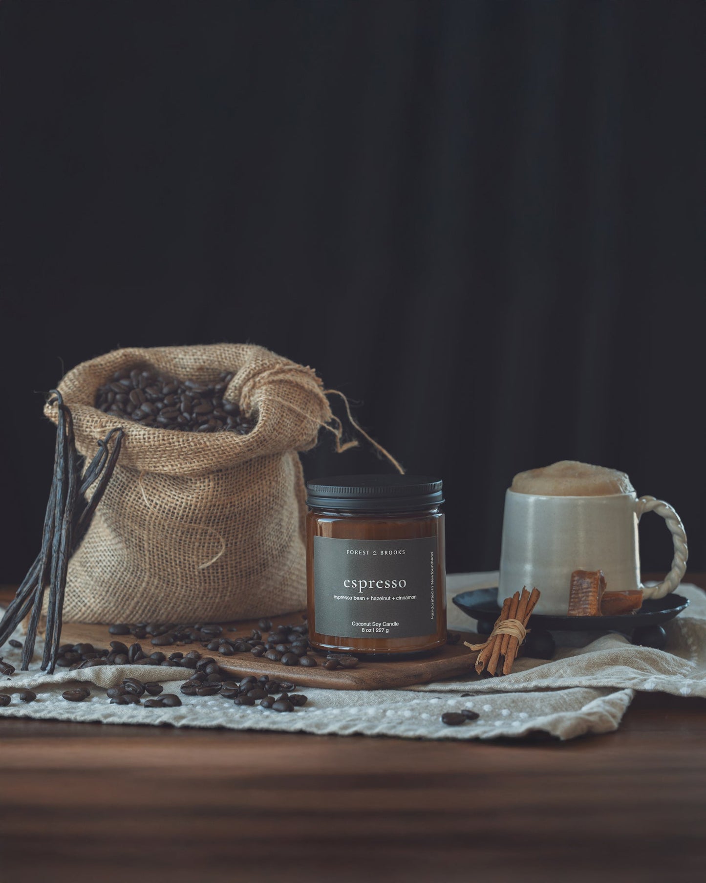 Forest & Brooks Wooden Wick Soy Candles
