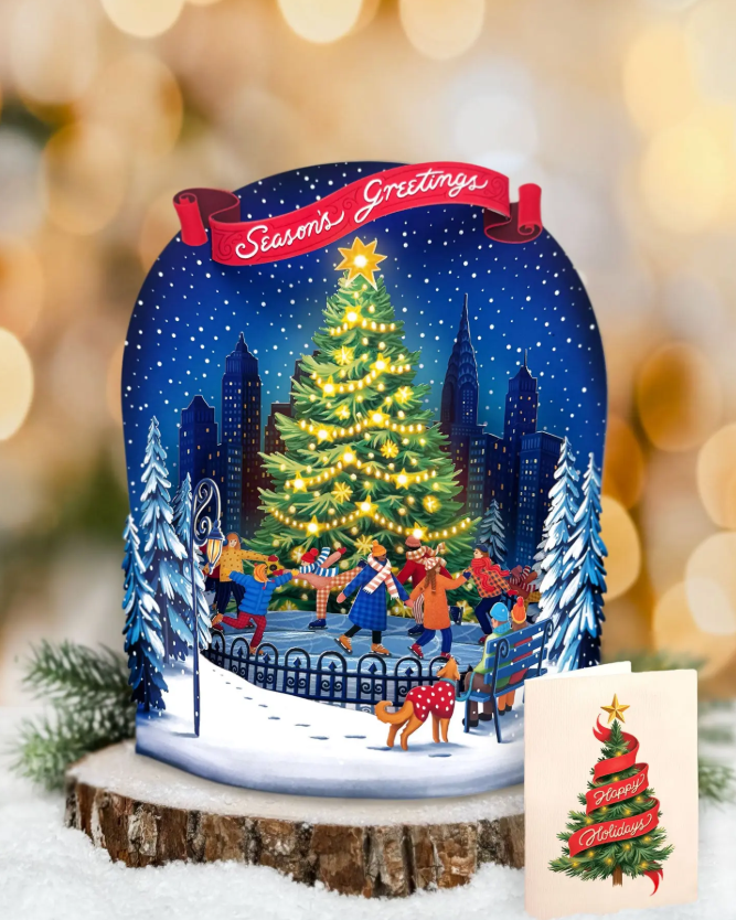 Fresh Cut Paper Holiday Pop-Up Cards