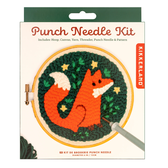 Kikkerland Punch Needle Kits
