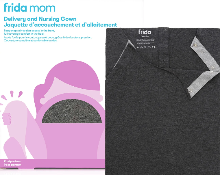 Frida Mom Delivery & Nursing Gown