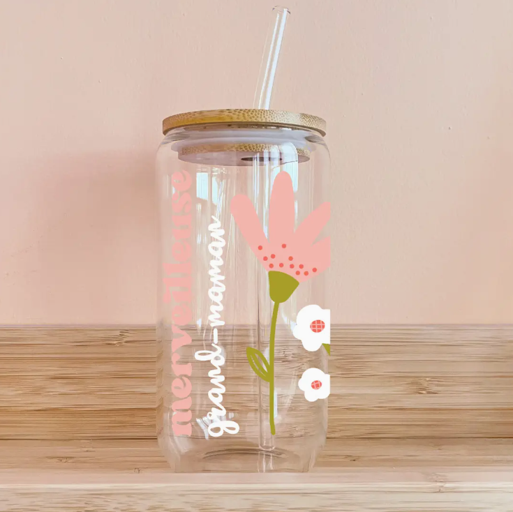 Momy Glass Tumbler
