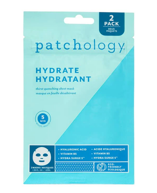 Patchology Hydrate Sheet Mask 2 Pack