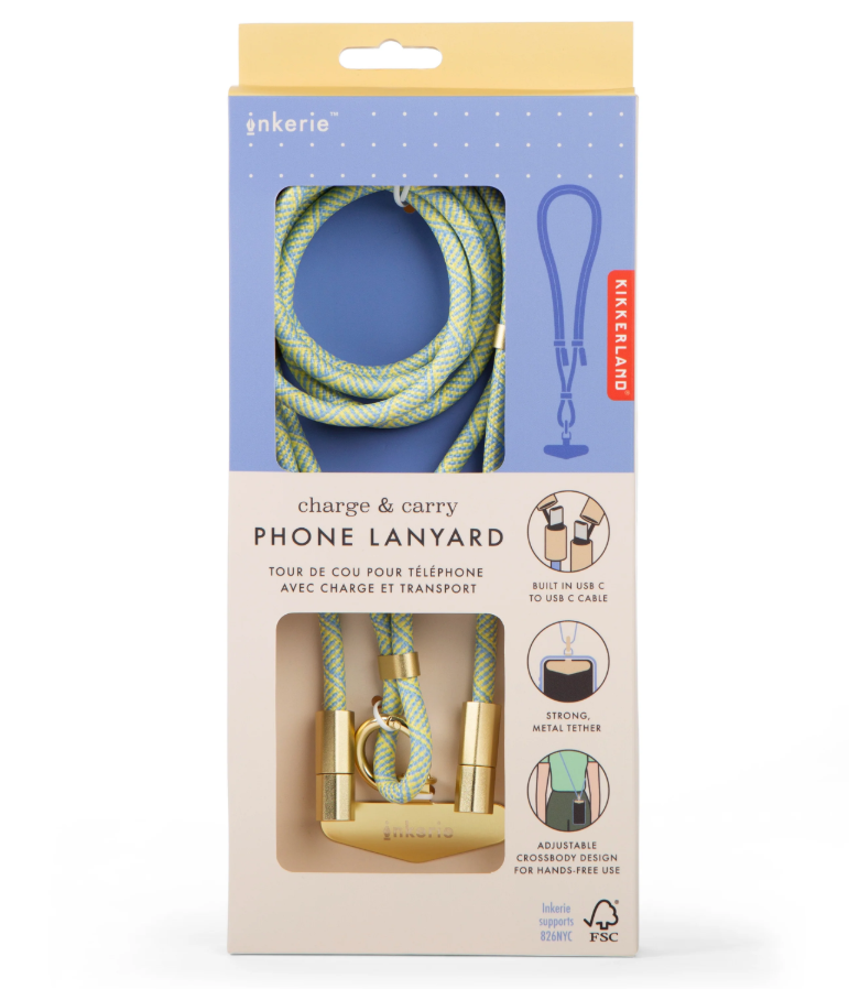Inkerie Charge and Carry Phone Lanyard