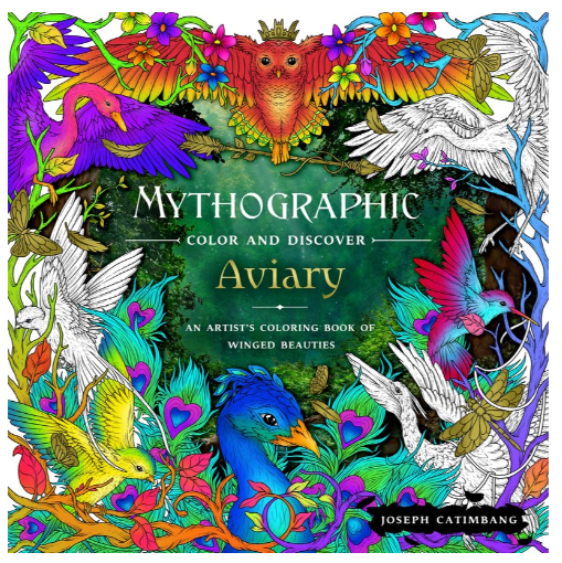 Mythographic Colour and Discover: Aviary Colouring Book