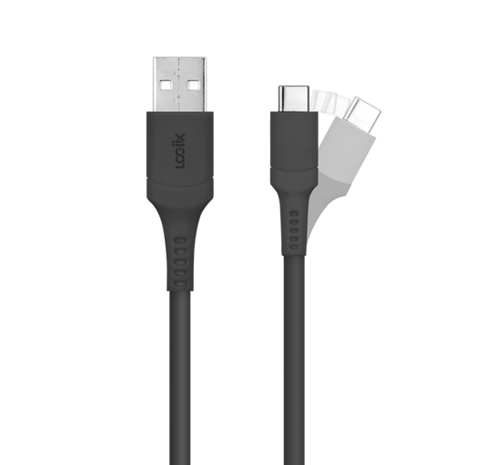 LOGiiX Sync & Charge Anti Stress 1.2m Cable USB-A to USB-C