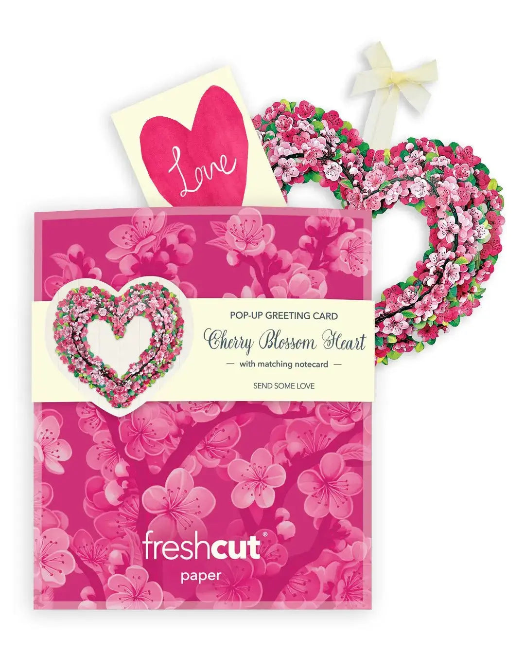 Fresh Cut Paper Mini Flower Bouquet Pop-Up Cards