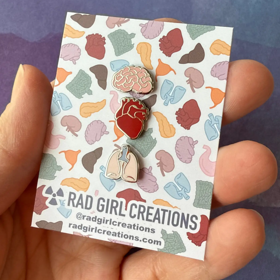 Rad Girl Enamel Pins