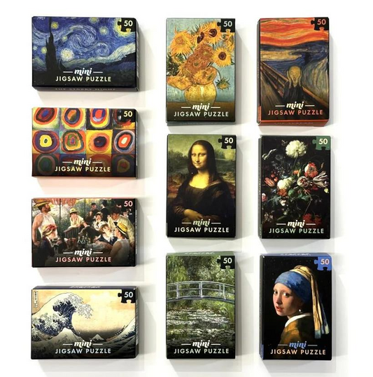 Professor Puzzle Mini Masterpieces 50 Pc
