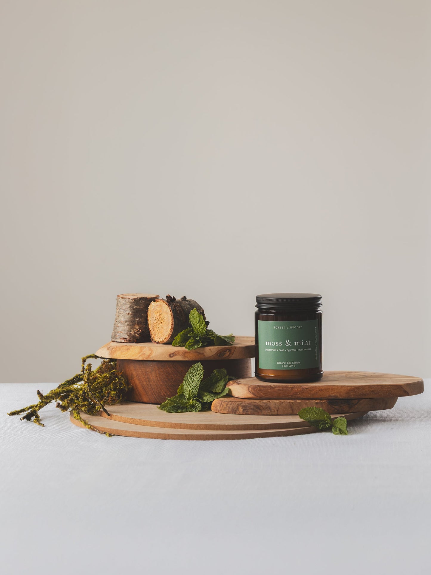 Forest & Brooks Wooden Wick Soy Candles