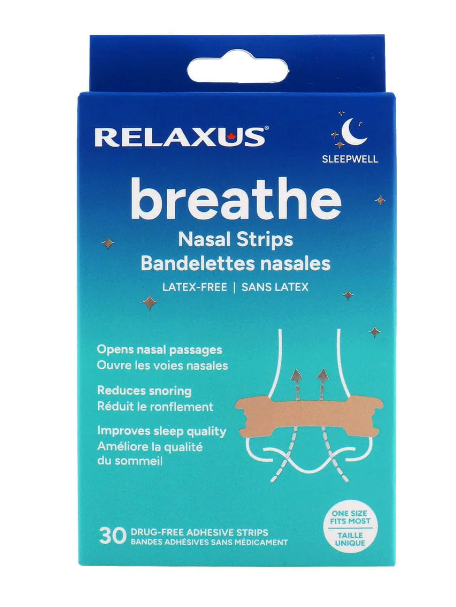 Relaxus Nasal Strips for Snoring