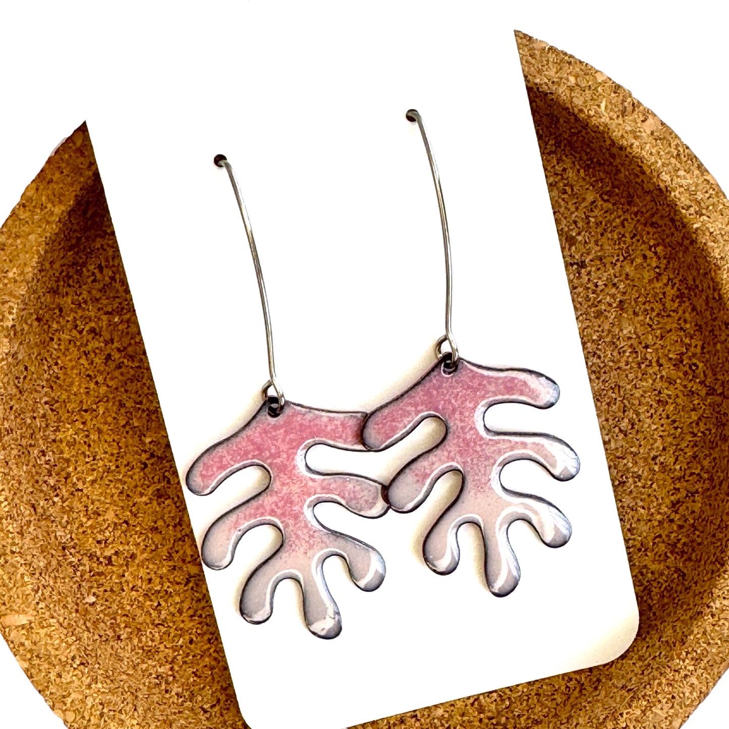 Aflame Creations Matisse Leaf Earrings